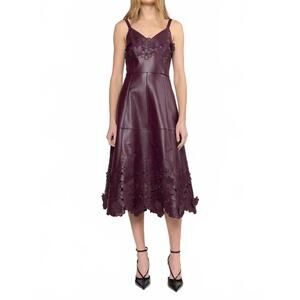 NEW CHRISTY LYNN tahlia dress in eggplant